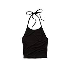 Black And White Striped Cropped Tank Top Abercrombie Fitch Gwen Cropped Halter Tank 24 Liked On Polyvore Featuring Tops Shirts Crop Tops Black Crop Top Tank Black Cropped Tank Slimming Tops