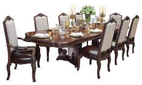 Fit in more of the family with my trendy yet timeless dining room set. Modern Dinner Table Set For Your Home Victoria Palace 10 Piece Dining Table Set Victoria Dining Room Table Set Modern Dinner Table Set Kitchen Table Settings