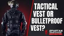 What is the Difference Between Tactical Vests & Bulletproof ...