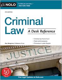 And doesn' t always include changes in r.c. Criminal Law A Desk Reference Nolo