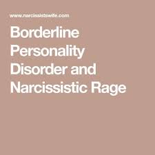 Borderline Personality Disorder And Narcissistic Rage Borderline Personality Disorder Personality Disorder Rage
