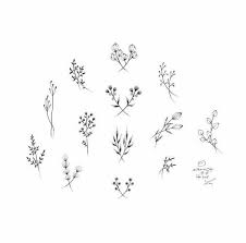 Tiny Tattoo Idea Stick N Poke Floral Designs Tattoos Tattoos Flower Tattoos Poke Tattoo