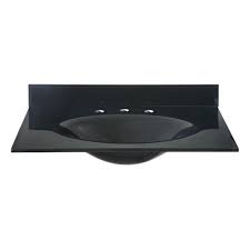 tempered glass vanity top
