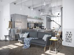 Scandinavian Apartment Jazzed Up By Industrial Design Elements Apartment Interior Interior Design Dream Decor