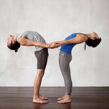 10 Ways To De Stress In 10 Minutes Partner Yoga Poses Couples Yoga Couples Yoga Poses