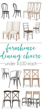Farmhouse Dining Chairs For Under 100 Each Farmhouse Dining Chairs Farmhouse Dining Farmhouse Table Chairs
