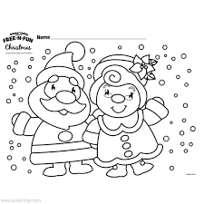 Claus coloring pages help you get to know the woman behind the scenes of christmas giving. Cartoon Mr And Mrs Claus Coloring Pages Xcolorings Com