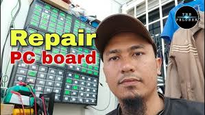 Baiki pc board coway dan kitchen hood.