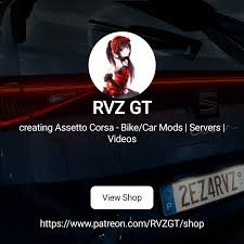 RVZ GT | creating Assetto Corsa - BikeCar Mods | Servers | Videos | Patreon
