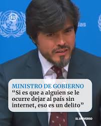 El ministro de Gobierno, José de la Gasca, afirmó que la decisión de  declarar la extinción del título habilitante a Cable Andino S. A , no es  ningun tipo de retaliación política