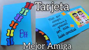 Descubrirás que al hacer esto, comprenderás mejor a tu pareja y la persona que es hoy en día. Tarjeta Para Tu Mejor Amiga Youtube