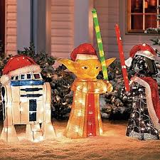 Star Wars Yoda Darth Vader R2 D2 Outdoor Christmas Light Holiday Yard Unique Star Wars Light Outdoor Christmas Decorations Star Wars Christmas