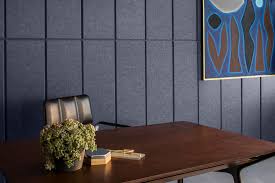 Acoustic Self Adhesive Tiles In Dark Blue Echopanel Balance Made From 60 Recycled Pet Plastic Acoustic Panels Acoustic Wall Panels Acoustic Wall