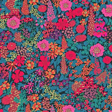 Liberty Fabric Ciara C Pink Black Tana Lawn By Alicecarolinesupply Liberty Print Fabric Liberty Fabric Liberty Art Fabrics