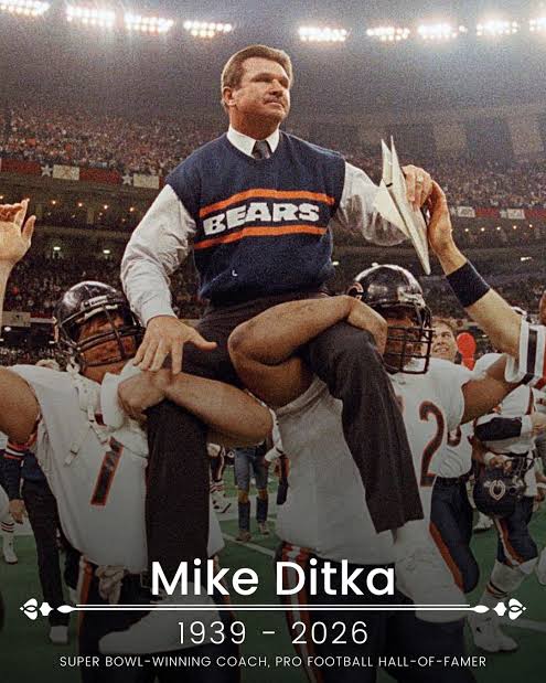 Hall-of-Famer and legendary coach Mike Ditka died at age 86, according to  his family ➡️ https://shorturl.at/yx9os