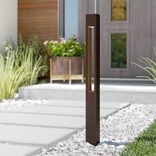 Atlantis 1 Light Bollard Light Allmodern Bollard Lighting Outdoor Lighting Landscape Lighting