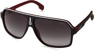 Carrera sunglasses are known very well by their aviator plastic model and its more sporty designs. Amazon Com Carrera 1001 S Rectangular Sunglasses Matte Black Red Dark Gray Gradient 62mm 11mm Clothing