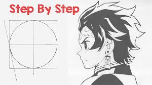 It's where your interests connect. How To Draw Tanjiro Kamado Easy Side View Step By Step In 2021 Drawings Anime Side View Side View Drawing