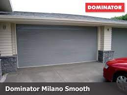 dominator milano sectional door in sandstone grey sectional door garage doors outdoor decor