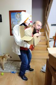 A Monster Carrying You The Best Costume Diy Last Minute Halloween Instructables