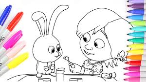 He hardly speaks in the film, as he spends most of his appearances there sick from pneumonia, but all of them in bed. The Secret Life Of Pets Snowball And Molly Coloring Pages For Kids Rainbow Tv Youtube