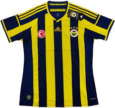 Fenerbahce istanbul 2013/2014 away soccer jersey made by adidas shorts sleeve, with sponsors color: 2014 15 Fenerbahce Home Shirt Bnib S Classic Retro Vintage Football Shirts