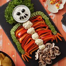 Fred Meyer Skeleton Vegetable Board Halloween Food Appetizers Vegetables Food