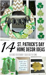 Patricks day or just to spring up your home for march. St Patrick S Day Home Decor 14 Crafts And Printables