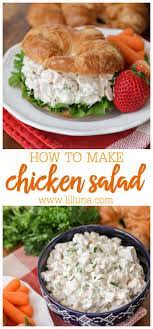 Chicken Salad Recipe Perfect For Sandwiches Lil Luna Recipe Chicken Salad Recipes Salad Recipes For Dinner Salad Recipes