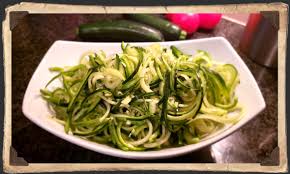 In a bowl, pour the fried and seasoned zoodles and, after that, smear the avocado pesto over it. Oodles Of Zoodles The Saucy Tomato