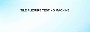 In a bending flexural test, a standardized specimen is bent under uniaxial bending stress until plastic deformation or fracture occurs! Tile Flexure Testing Machine Motest