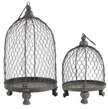 Bird Cage Lantern Candle Holder Bird Cage Style Metal Candleholder Set Of 2 Metal Lanterns Lantern Set A B Home