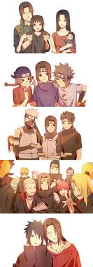 Uchiha Itachi And Others I Love How Captain Yamato Is Poking His Head Out In The Anbu Picture Naruto Shippuden Anime Itachi Uchiha Naruto Shippuden Sasuke
