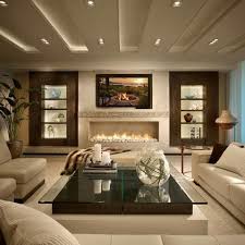 Built In Electric Fireplace Design Ideas Pictures Remodel And Decor Living Room Design Modern Contemporary Living Room Design House Interior
