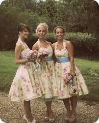 Shabby Chic Wedding Attendant Attire Floral Bridesmaid Dresses Bridesmaid Floral Bridesmaid