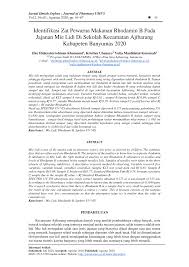 Identifikasi sampel dilakukan di bblk (balai besar. Http Jurnal Umus Ac Id Index Php Jophus Article Download 278 Jophus 418