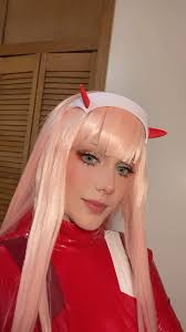 How would you feel about being my darling? , Cosplay Zero two from Darling  in the Franxx: me, Lens: @pinkyparadisedotcom , #fypシ゚viral #bestanime  #darlinginthefranxx #zerotwo #cosplay #fyp #foryou ...