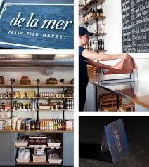 De La Mer Fish Market Toronto Visual Identity Identity Designed Seafood Market Fresh Fish Market Seafood Shop