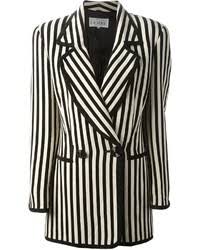 Free return, stylish & trendy teen clothes, register and get 10% off, shop now! White And Black Vertical Striped Blazers For Women Lookastic