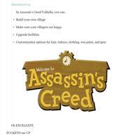 Assassin S Creed Valhalla Is Just Animal Crossing Assassins Creed Assassin S Creed Gamer Humor