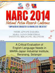 Mara japan industrial institute beranang ⭐ , малайзия, штат селангор: A Critical Evaluation Of English Language Needs In Mara Japan Industrial Institute Beranang Selangor Literature Review Learning
