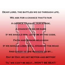 Pin By Colleen Colvin On Word Nebraska Football Football Prayer Sports Quotes