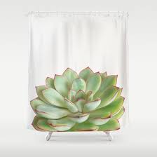 Green Succulent Shower Curtain By Cassia Beck Worldwide Shipping Available At Society6 Com Just One Of Millions Of High Qualit Shower Curtain Curtains Shower