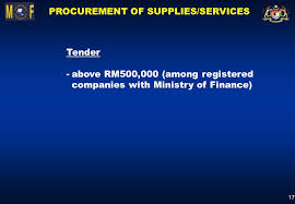 Menteri di jabatan perdana menteri dan menteri kewangan dan ekonomi ii. Malaysian Government Procurement Ppt Video Online Download
