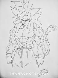 Ss4 Goku Dragon Ball Artwork Dragon Ball Art Dragon Ball Painting