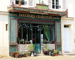 Les Fleurs De La Boucherie Facades De Magasins Vitrines Anciennes Boucherie