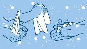 Gambar poster cara mencuci tangan untuk pencegahan penularan virus corona atau covid19. Infografis Langkah Cuci Tangan Dengan Benar