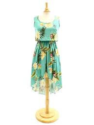 Hi Low Dress Tp 626r Ceres Green Alohaoutlet Selectshop Luau Dress Hawaiian Vacation Outfits Dresses