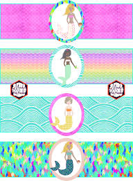 Free Mermaid Birthday Party Printables Mandy S Party Printables Mermaid Party Printables Birthday Party Printables Mermaid Birthday