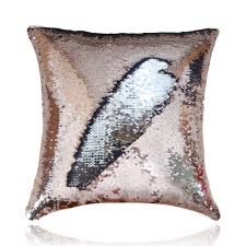 For more information, see our sequin fabric product guide. 18x18 Two Color Reversible Sequins Mermaid Heart Shaped Pillow Cover 18x18 San Tungus Rose Gold And Silver Mermaid Throw Sequin Pillows Covers Two Color Reversible Sequins Mermaid Heart Shaped Pillow Cover Bedding Decorative Pillows Inserts Covers
